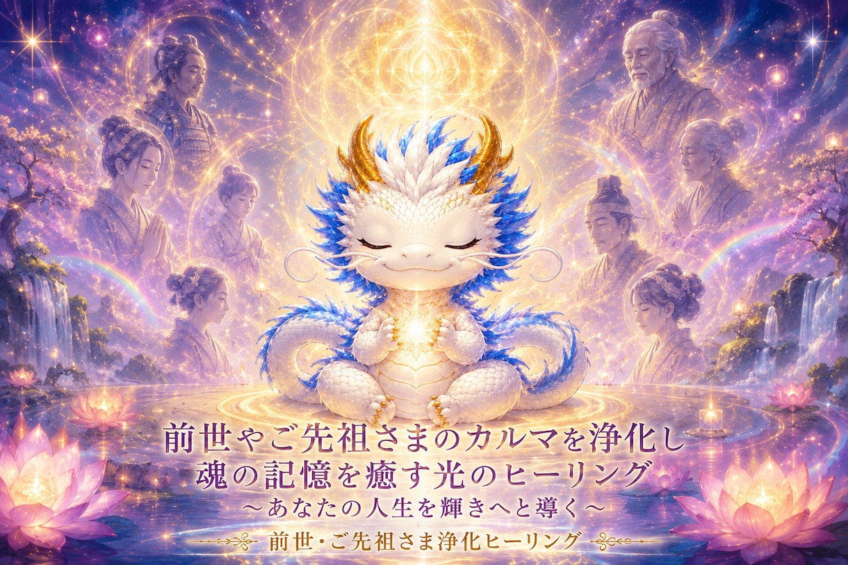 あなたの未来は変えられる。過去の浄化を行います 御先祖様・前世のトラウマから解放し、本当の自分を取り戻す。 イメージ1