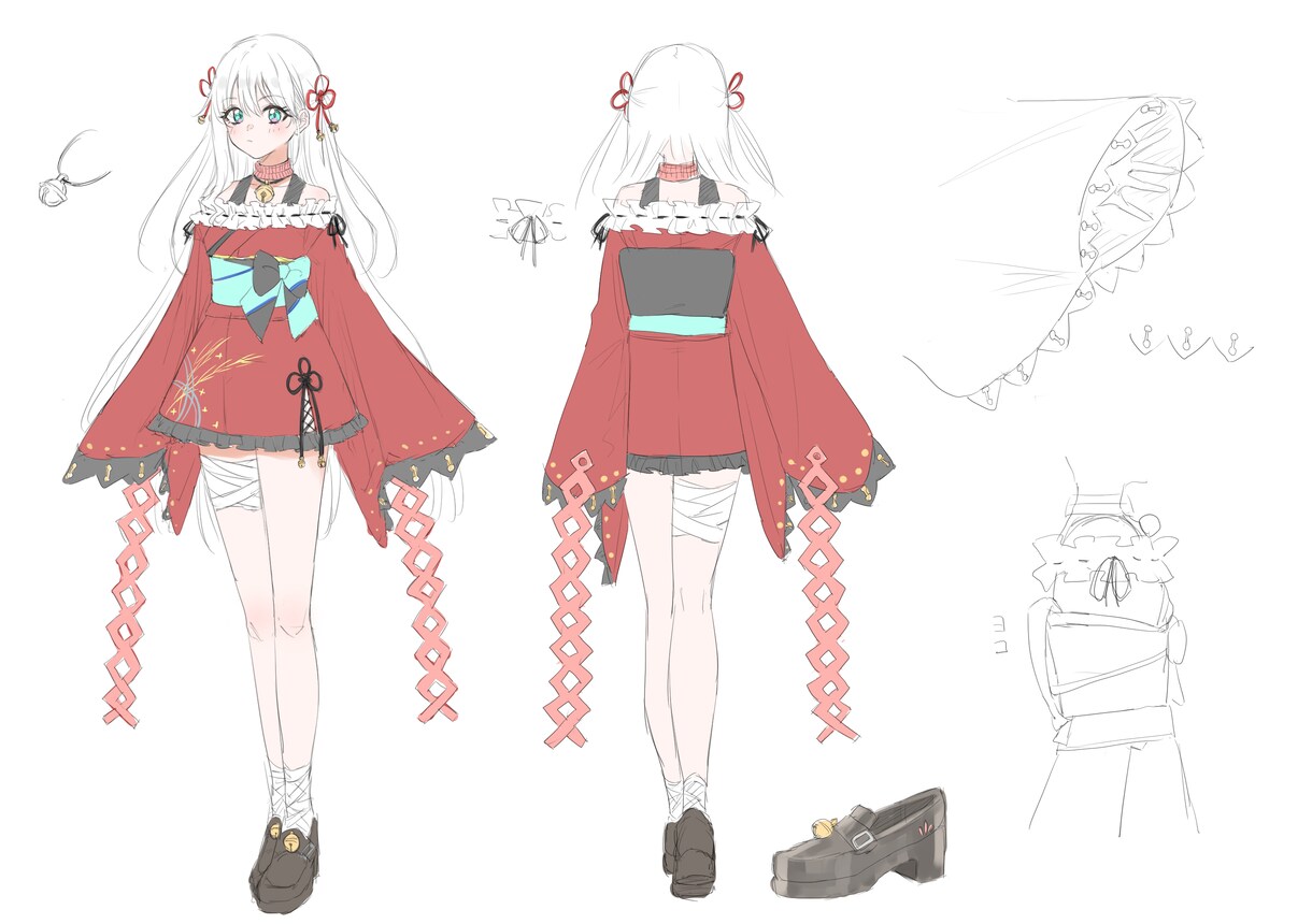 イラスト制作いたします アイコン・立ち絵・一枚絵・キャラデザなど イメージ6