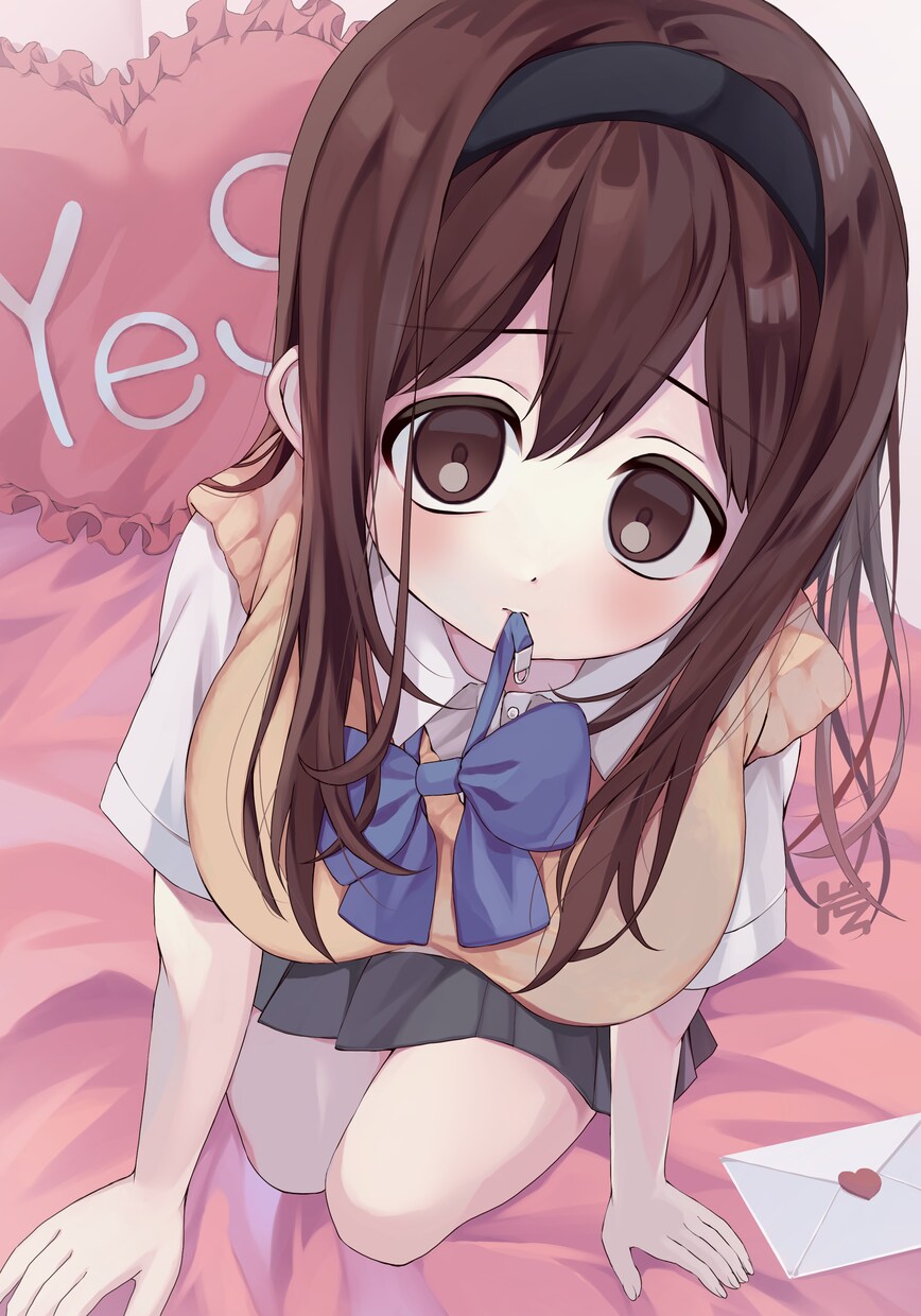 儚く繊細な美少女イラストを描きます 素朴で儚くアンニュイなイラストを描きます イメージ1