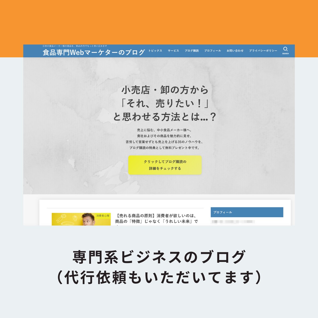 地域で人気飲食店になるための集客ブログを作ります WordPress構築代行☆元編集者によるプロフ記事添削付き イメージ6