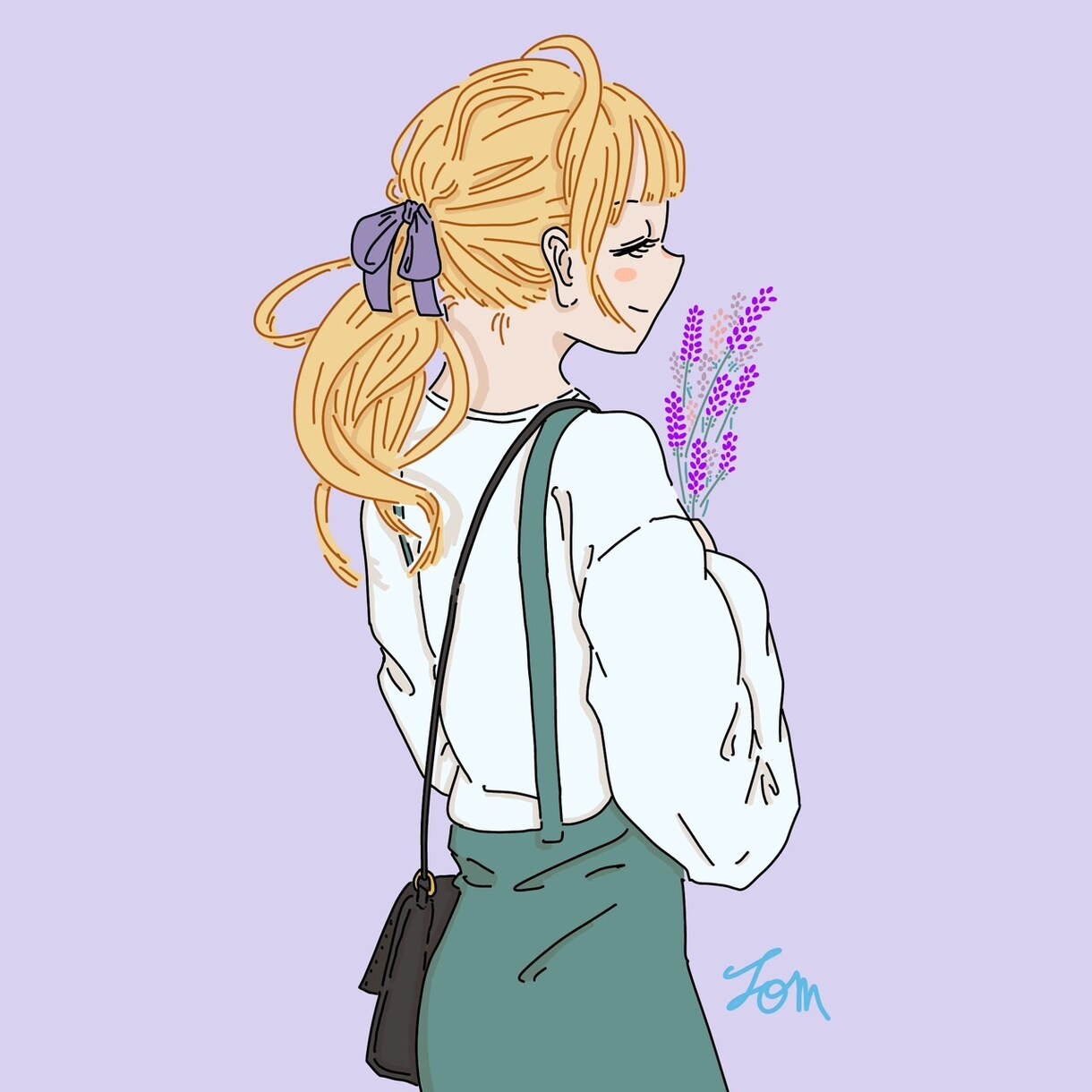 優しい色　アイコンにおすすめのイラスト描きます シンプルな線画と明るい印象のキャラクターイラスト！ イメージ1