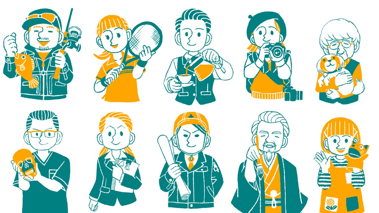 あなたの代わりになるアイコン描きます 写真で顔出ししたくない方向け似顔絵じゃない雰囲気アイコン！ イメージ1
