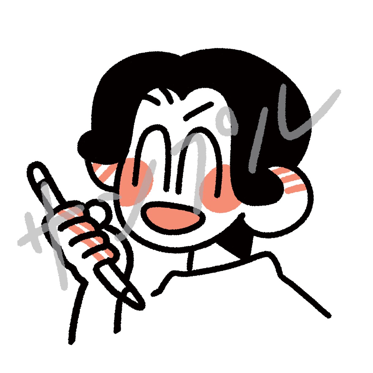 ゆるかわ似顔絵アイコン描きます シンプルで親しみやすく、覚えられやすいアイコン制作いたします イメージ2