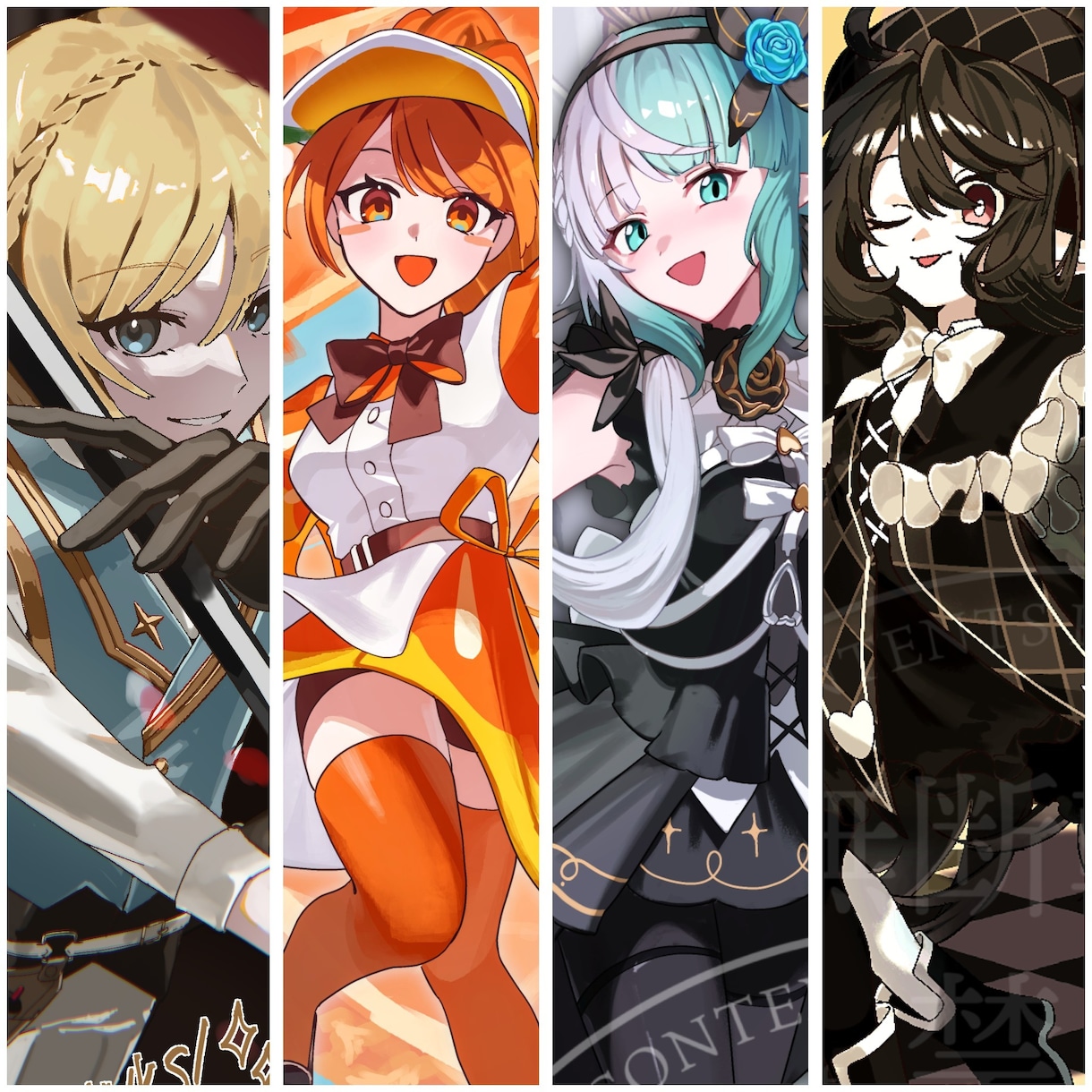キャラクターデザインや一枚絵を描きます 印象に残るあなただけのキャラクター、イラスト イメージ1
