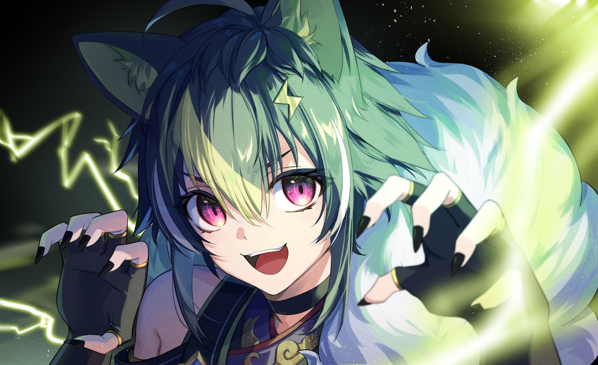 サムネやヘッダー等お好きなイラストお描きします ご希望に沿ったイラストになるよう頑張ります～！ イメージ2
