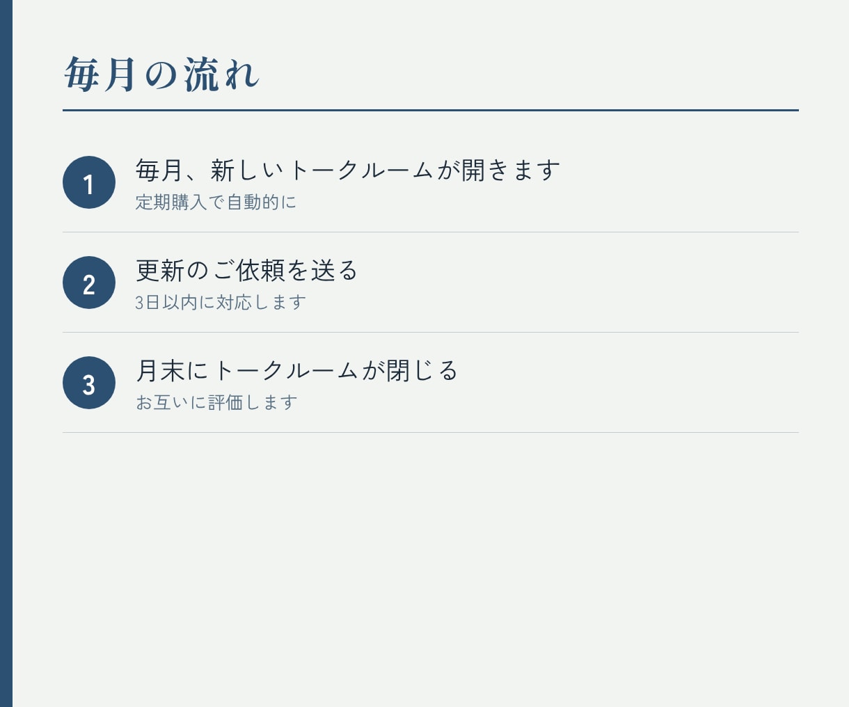 お店のHPを公開し毎月の更新に対応します 契約中だけHPを公開。更新は月2回まで対応します イメージ3