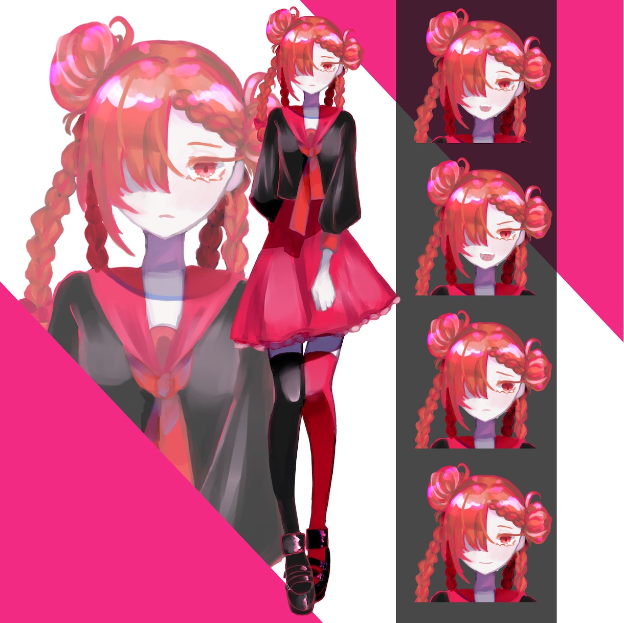 厚塗り風のイラストをお描きします SNSアイコンや動画内で使える1枚絵など制作致します！ イメージ2