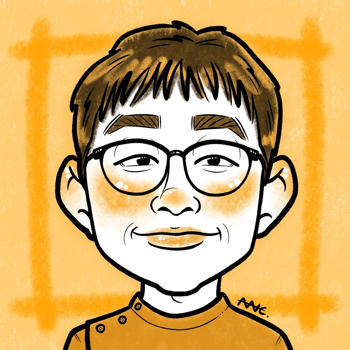 激安！！デザイン似顔絵お描きします プロ制作の安心品質！アイコン.誕生日.記念日.プレゼントに！ イメージ6