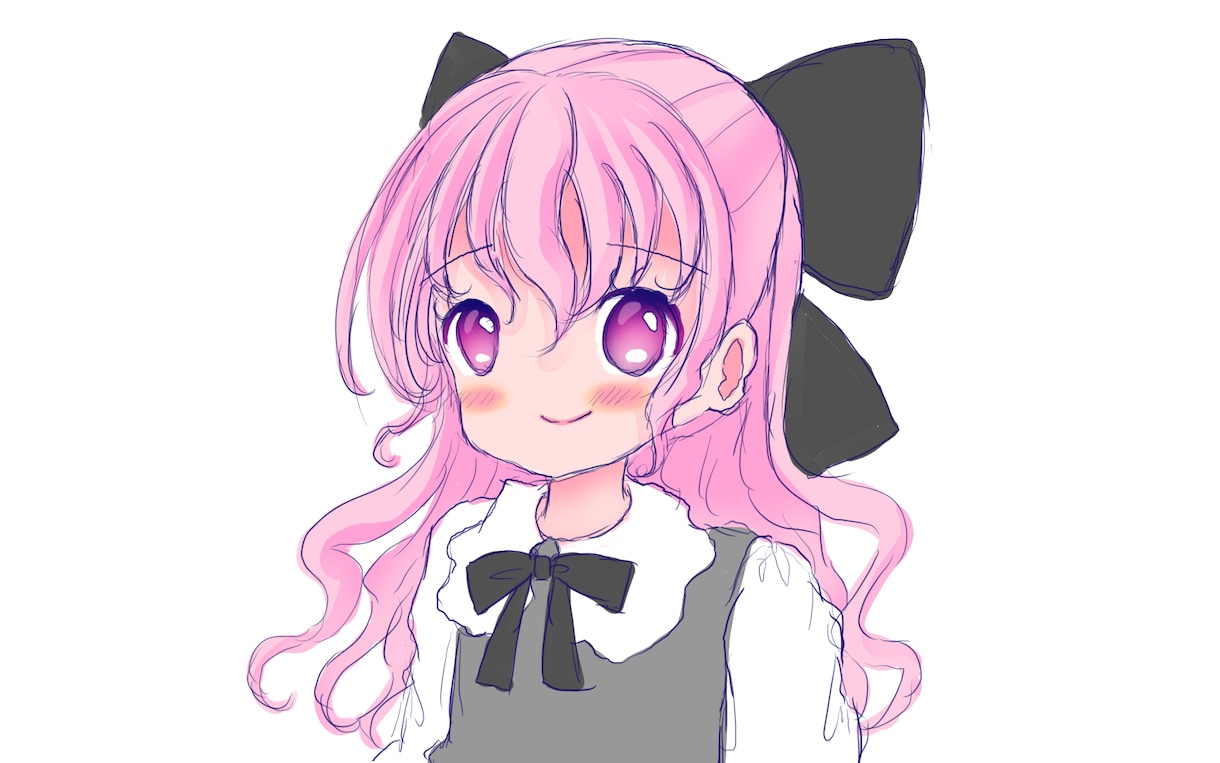 イラスト描きます 可愛い女の子を描きます！！！！！ イメージ1