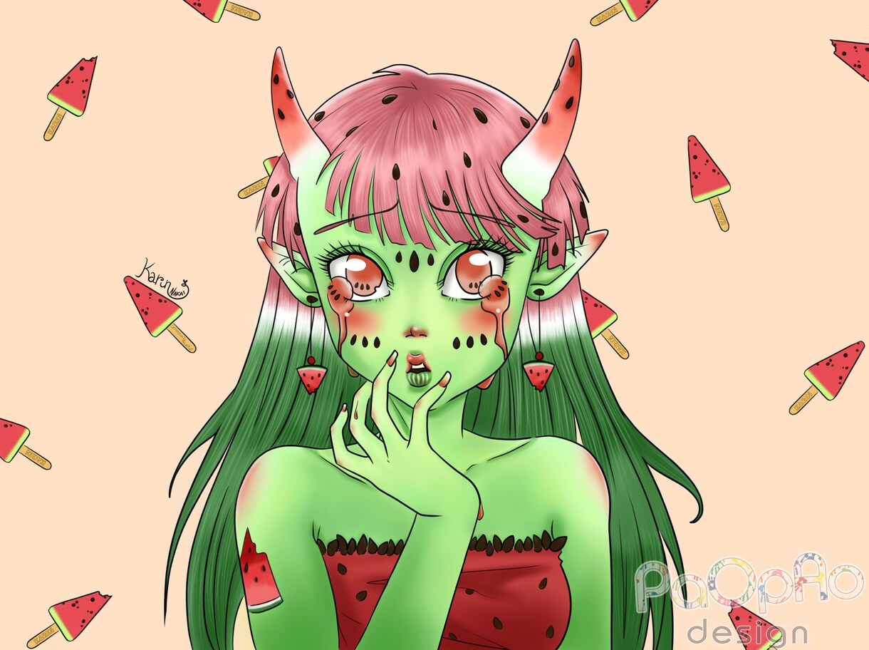 ブラシ塗りでイラスト制作ます ブラシ塗りによるハイクオリティなアニメキャラ制作 イメージ5