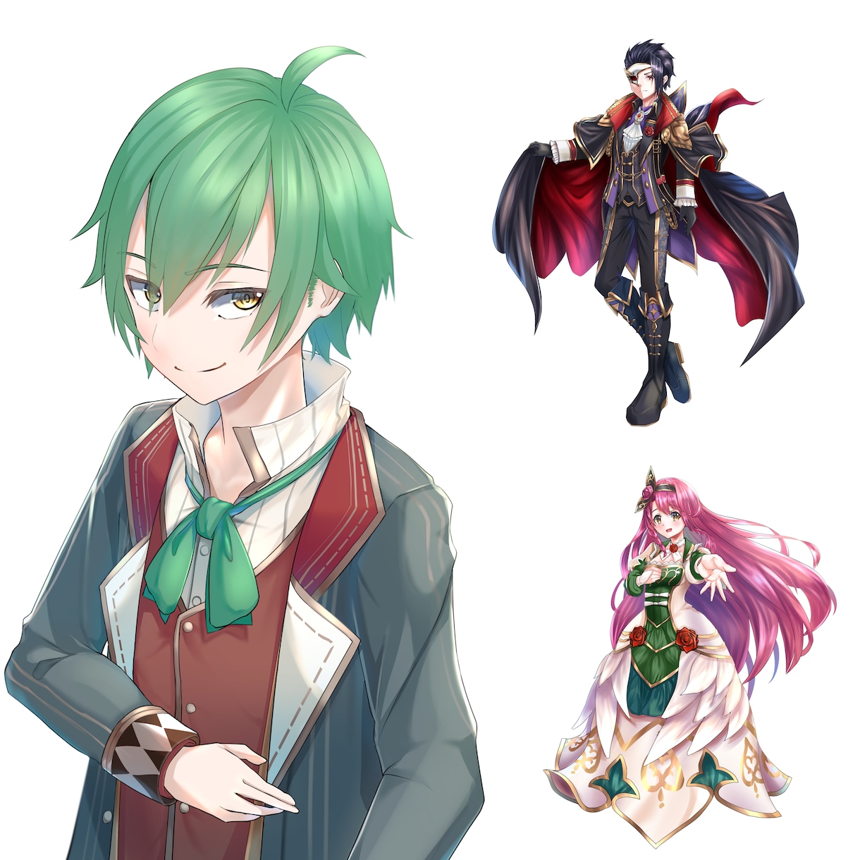 塗りがきれいなキャラクターイラストを制作いたします 立ち絵やアイコン、MV用キャライラストなどを制作いたします。 イメージ3