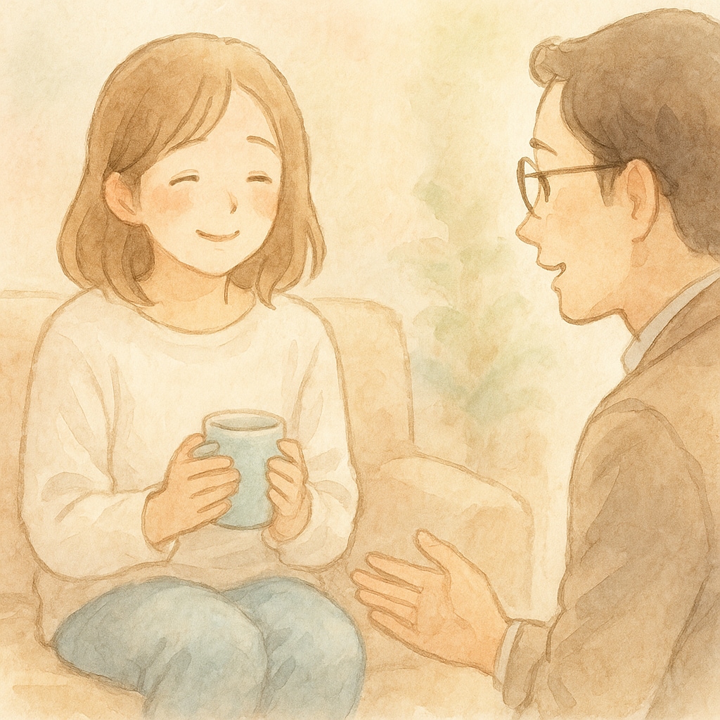 今すぐ話せる悩み相談　1分から優しく傾聴します 気持ちがあふれる瞬間　その声をすぐ受け止めます イメージ6