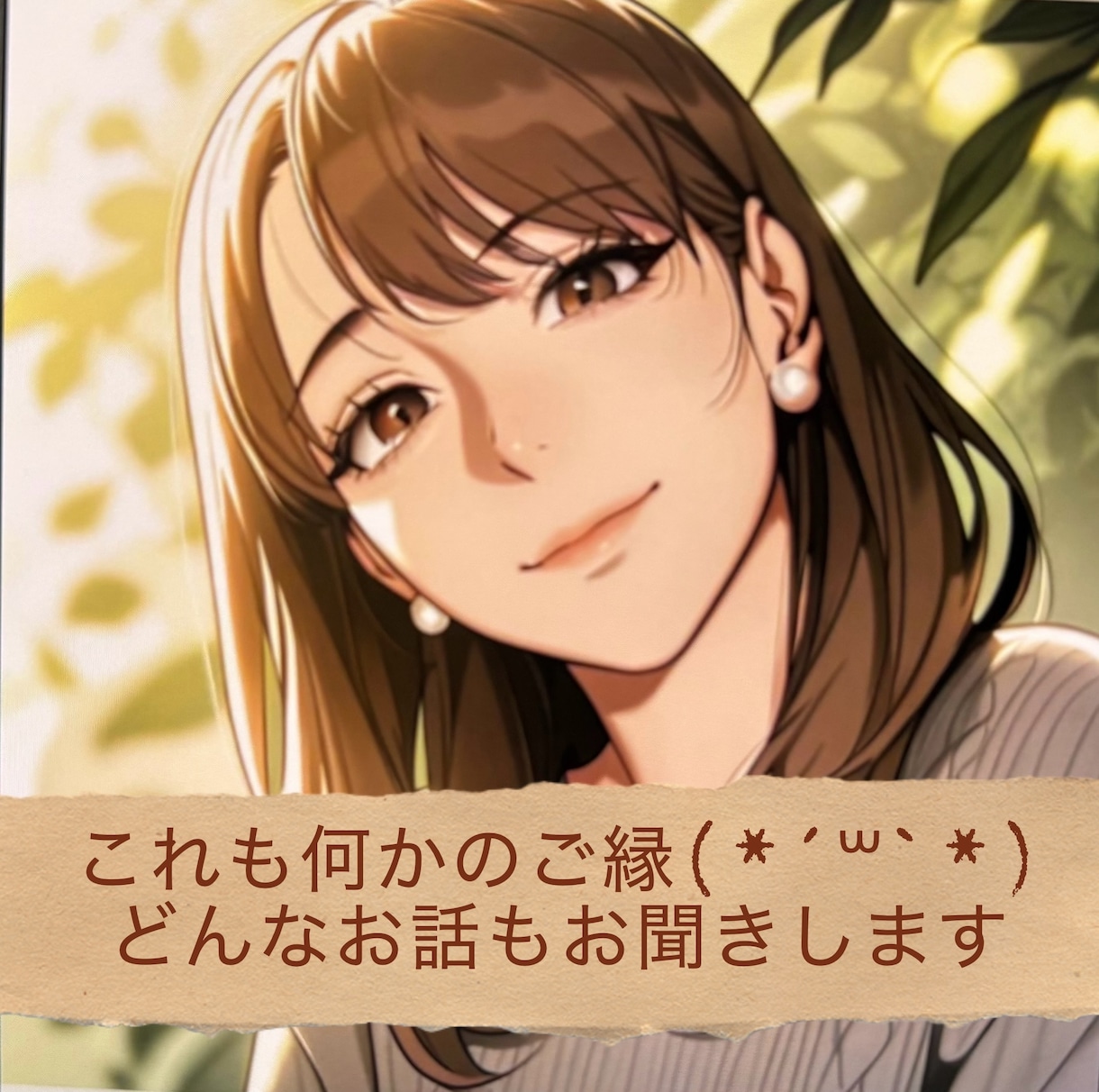 どんな話もお聞きします これも何かのご縁…私と話しませんか？(*´꒳`*) イメージ1