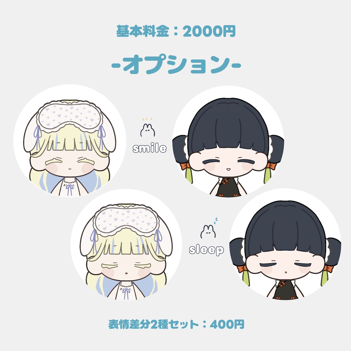 かわいい量産SDキャラを作成します かわいいミニキャラ/お手頃価格のメニューです イメージ2