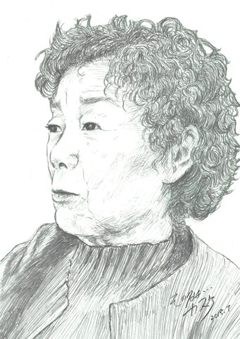 真摯な肖像画（鉛筆画）を提供します あなたの肖像画で現代アートを制作しよう！　。 イメージ2