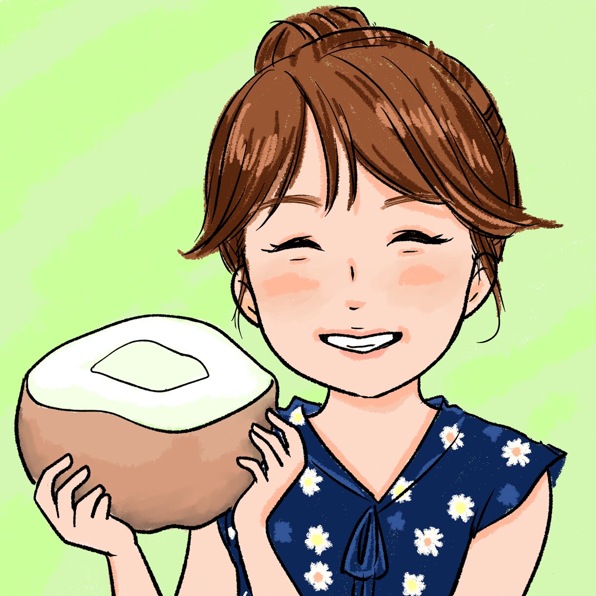絵本作家が、カラフルで優しいアイコンを描きます SNSで言葉のみの投稿でも優しい雰囲気になります。 イメージ4
