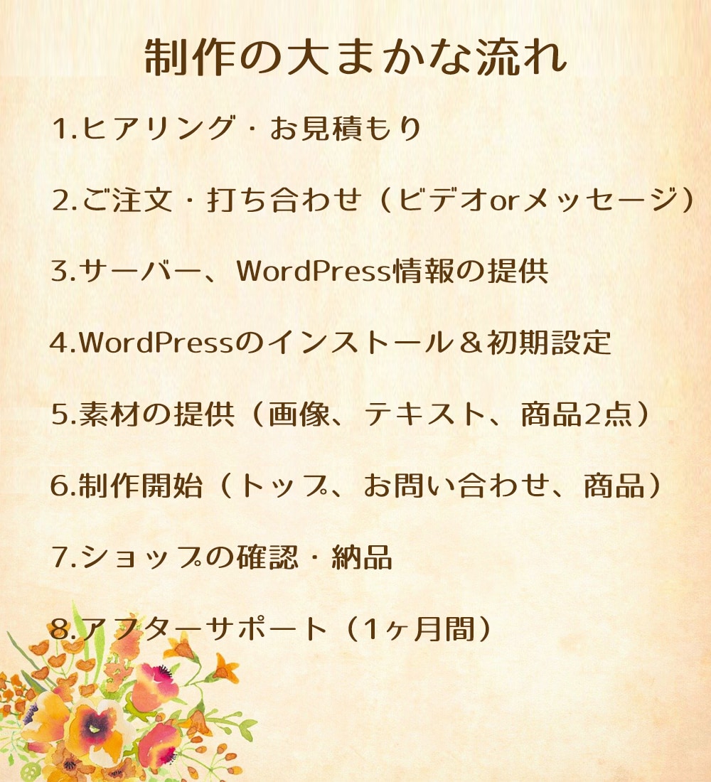 アクセサリー作家の夢を叶えるECサイトを制作します 運営サポート＋＠付き！WordPressで作るネットショップ イメージ2