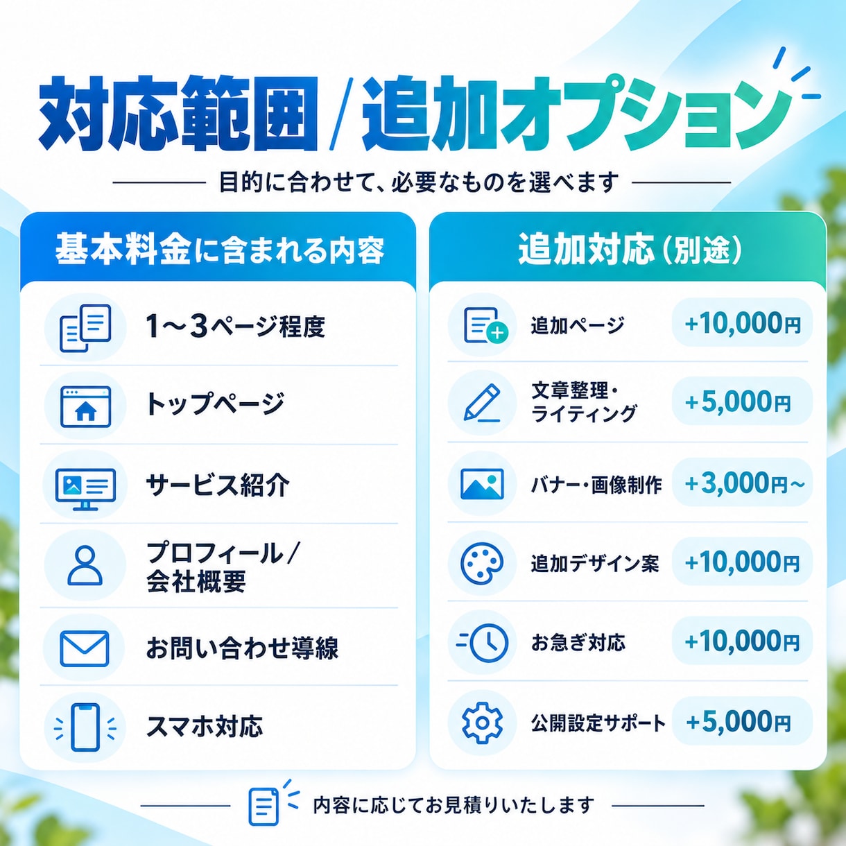 個人・小規模事業向けWebサイトを制作します 見やすく伝わるシンプルなホームページを丁寧に制作 イメージ6