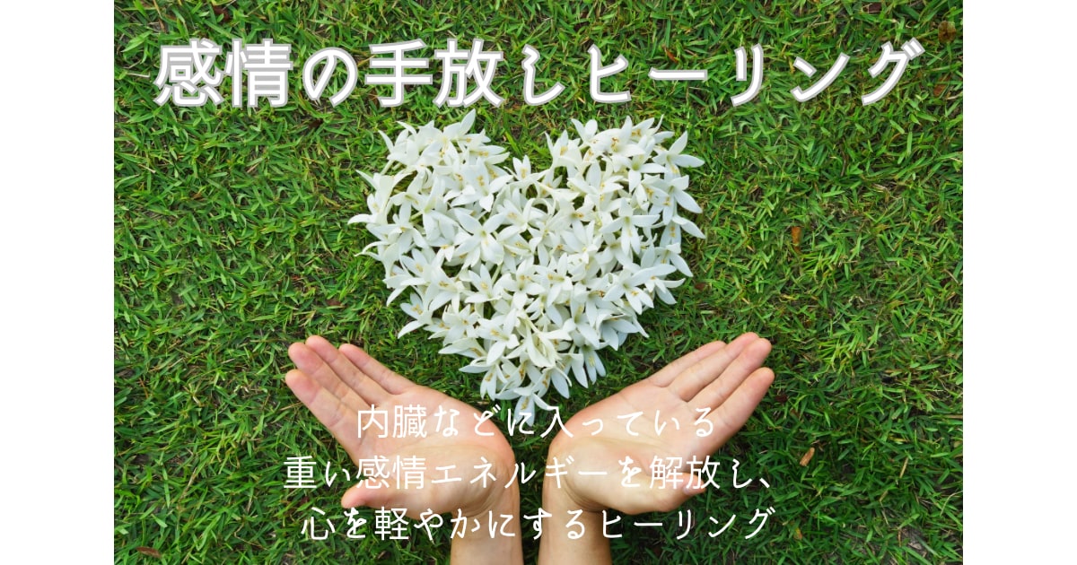 感情の手放しヒーリングをします 重い感情を解放し、心を軽やかにするヒーリング イメージ1