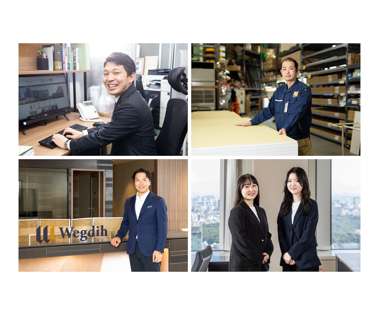 明るい社員・役員のプロフィールを社内で撮影します 年間約200件｜明るく統一感のある社員・役員の魅力を撮影 イメージ8