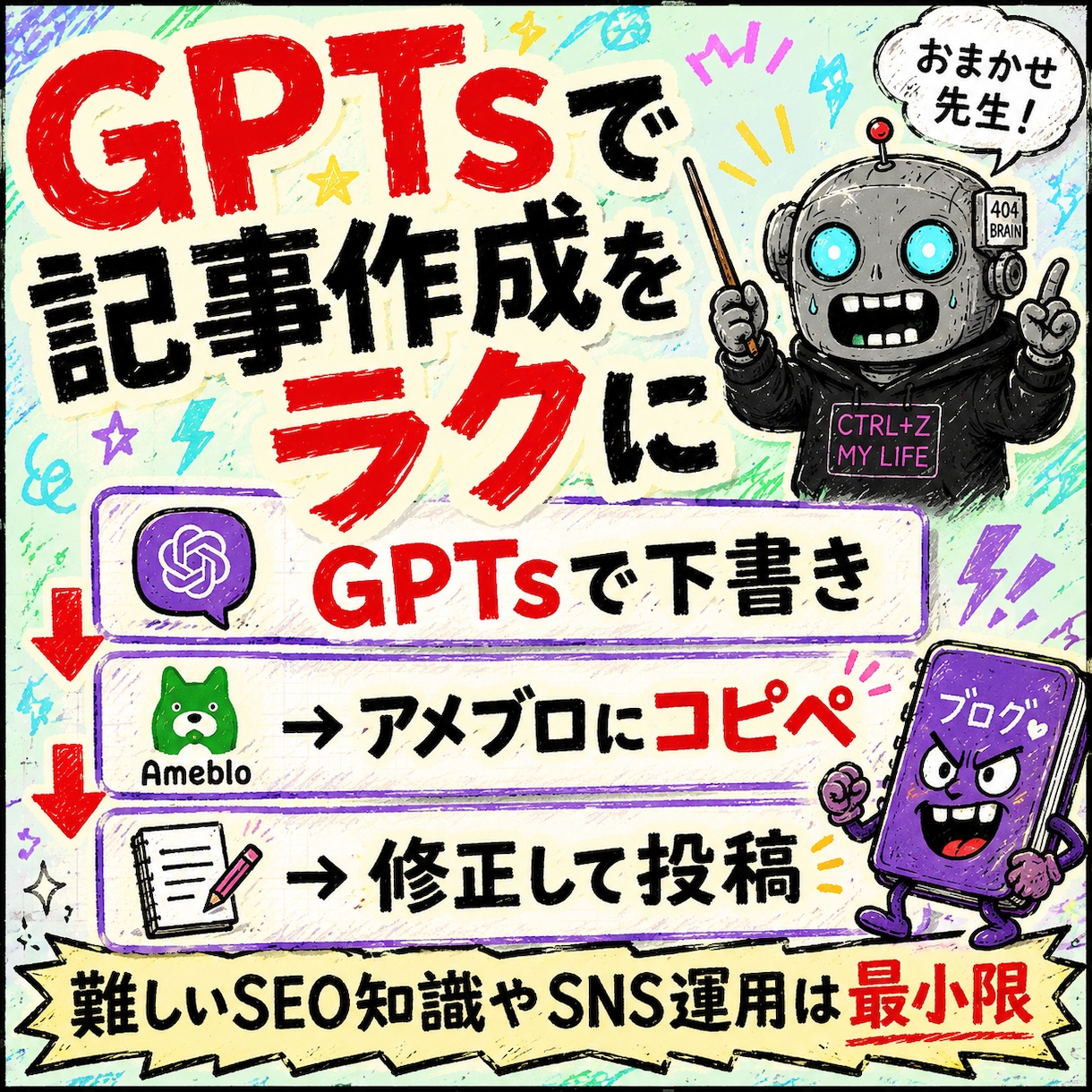 アメブロ×GPTsチート級戦略サポートます 1日15分から。AIでアメブロ収益化を目指す、あなた専用授業 イメージ1
