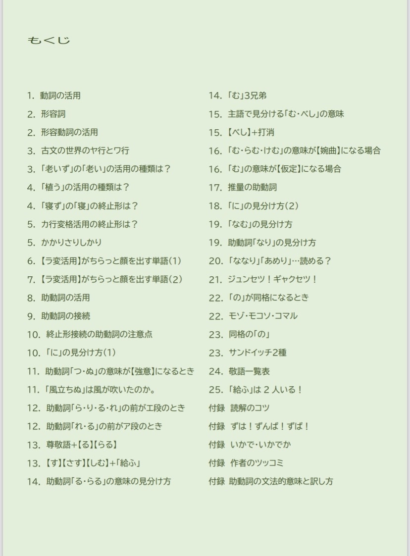 現役国語教師  |  古典文法をゼロから教えます 苦手な古典文法を基礎から丁寧に！⭐️ オリジナル教材付き イメージ4