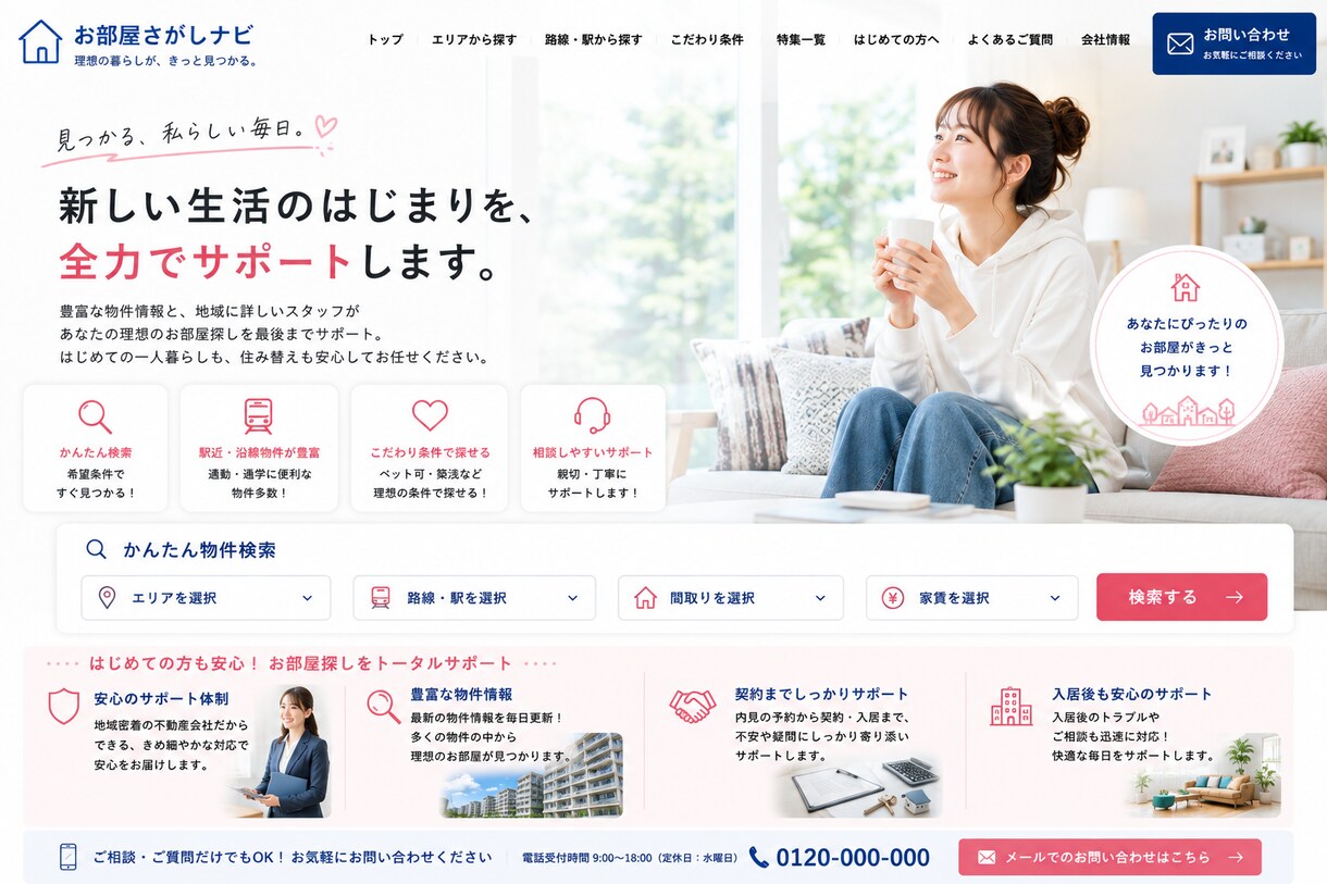 不動産会社の集客につながるHPを制作します 物件情報を自社更新｜ワードプレス・スマホ・SEO対応 イメージ14