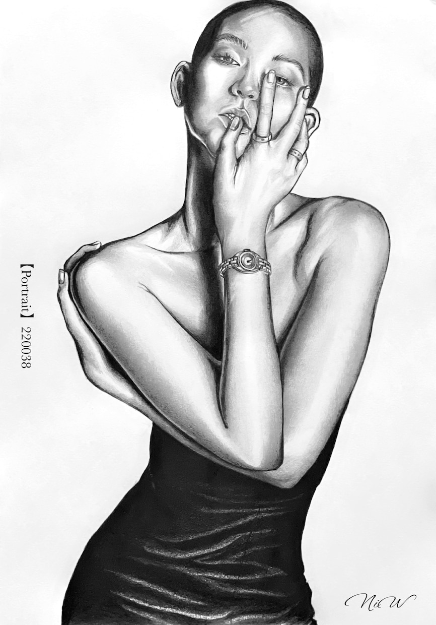 余白/躍動：アナログのペンシル画を描きます 余白と躍動を描くpencil drawing。 イメージ10