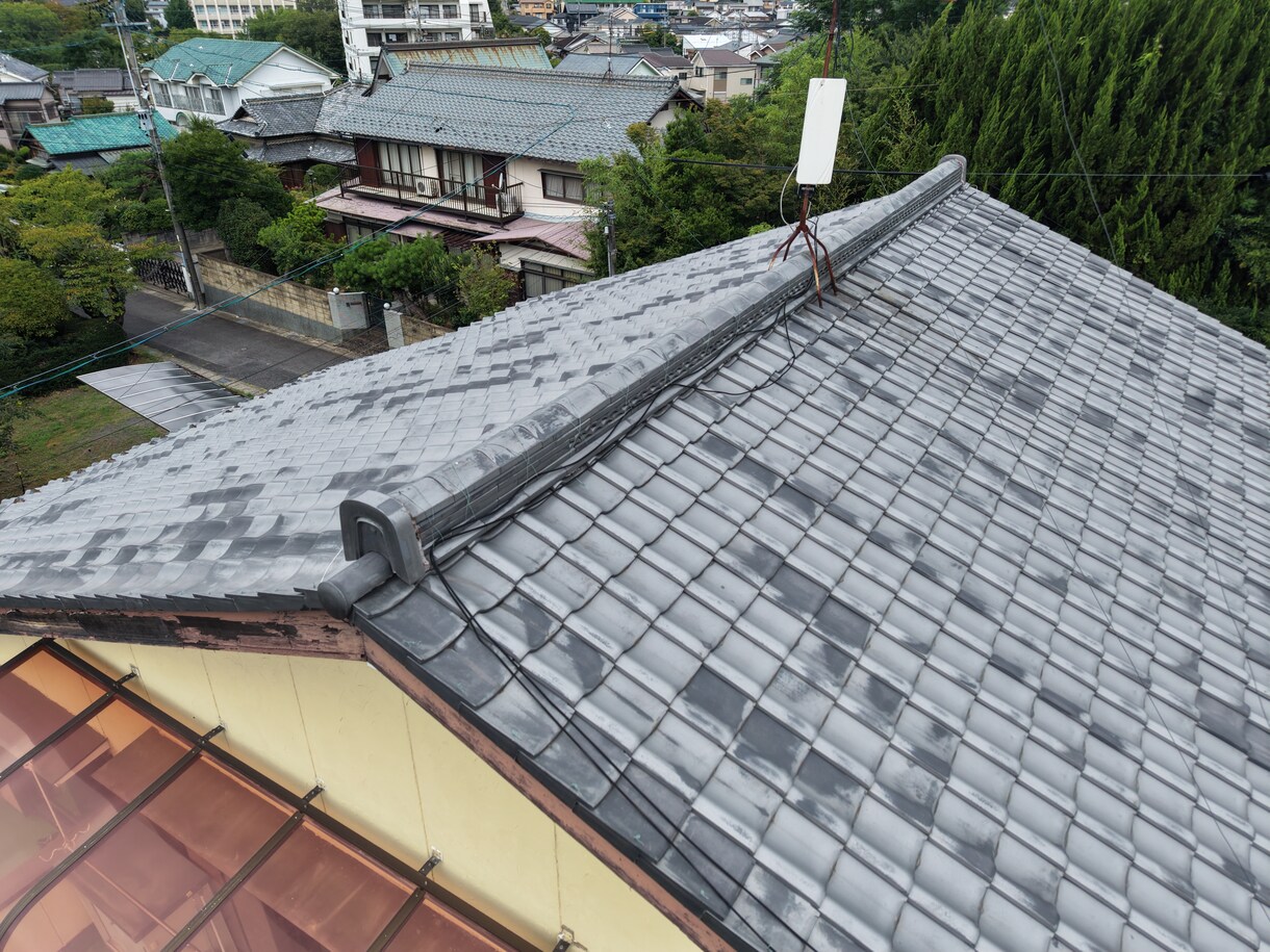 ドローン空撮倉庫・自宅・土地の風景を空から撮ります 空からの屋根の見える化を安全・正確にサポートします イメージ4