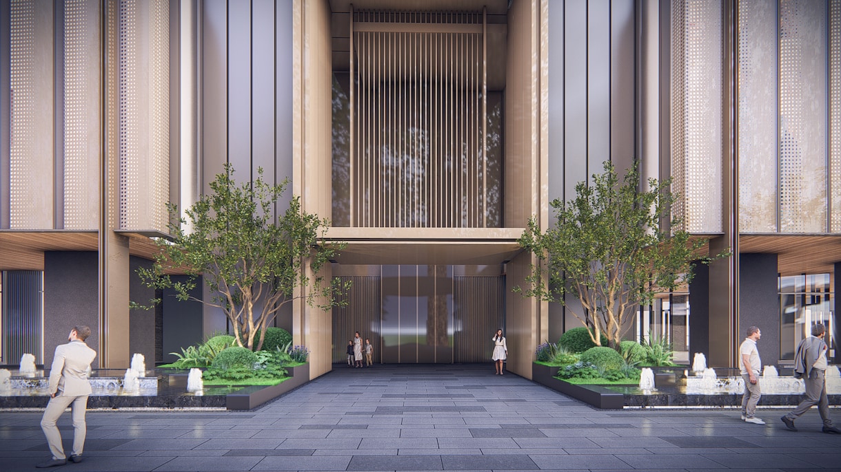 リアルで美しい景観パースを丁寧に仕上げますます リアルな建築・外構・ランドスケープの3D完成イメージを提供 イメージ1