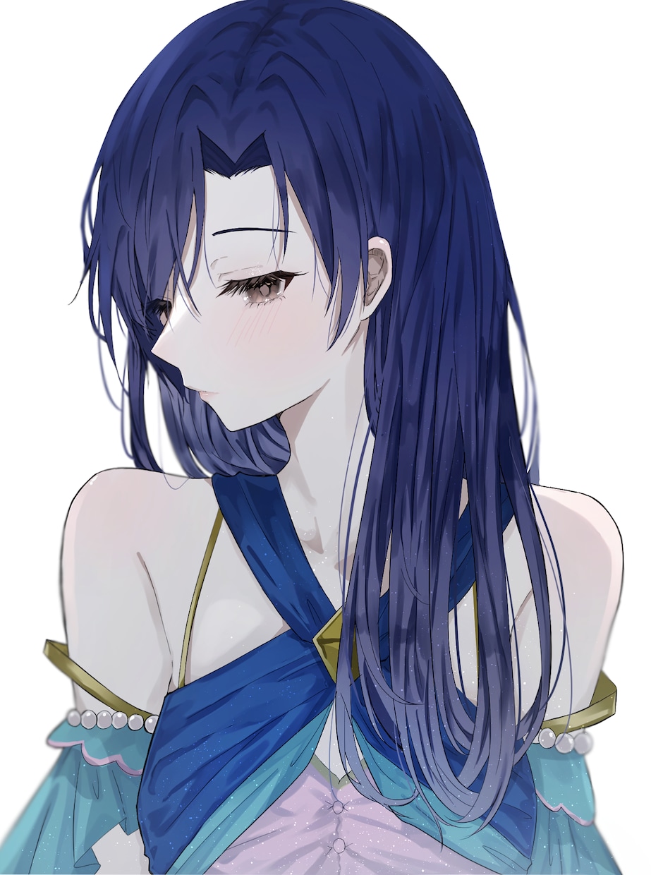 目を引く女の子のイラストを作成します 白やグレーみのある低彩度なイラストで空気感を表現 イメージ8