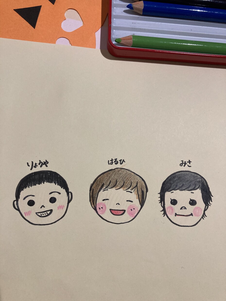 あなたの大切な人やあなた自身の顔を可愛いく描きます まあるく愛らしく、そっくりに。 イメージ4