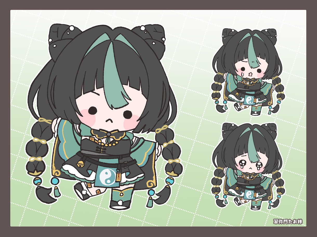 ゆるっとしたミニキャラを描きます アイコンやおはV、スタンプなどにおすすめです！ イメージ2