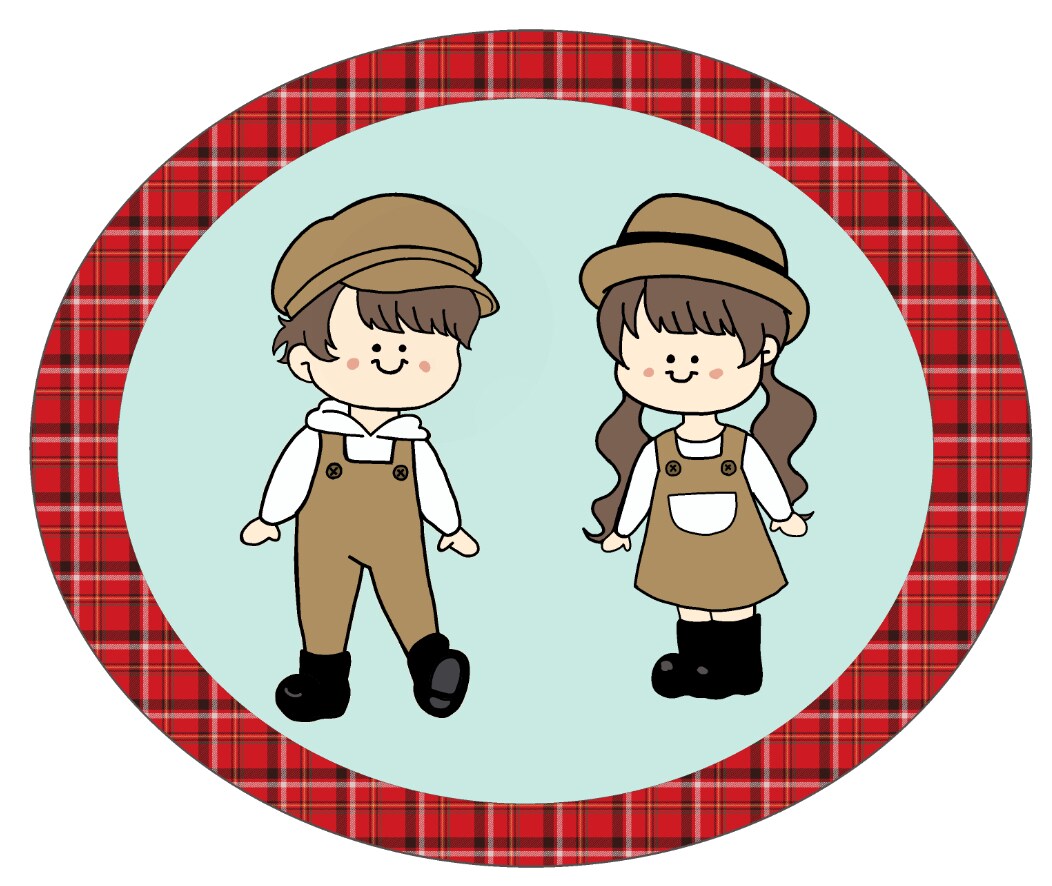 今っぽカントリーイラスト描きます 今っぽカントリー女の子&男の子 イメージ2