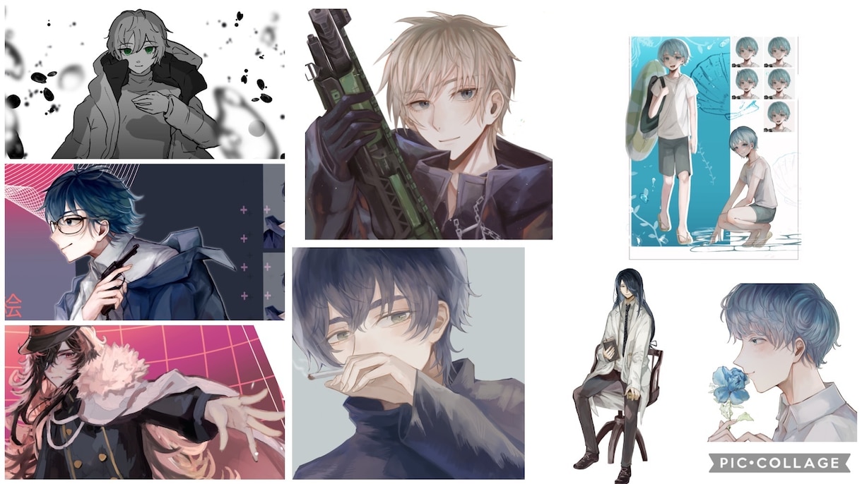 SNSアイコン、ヘッダー等描きます 繊細綺麗な厚塗りであなただけの雰囲気のあるアイコンに イメージ5