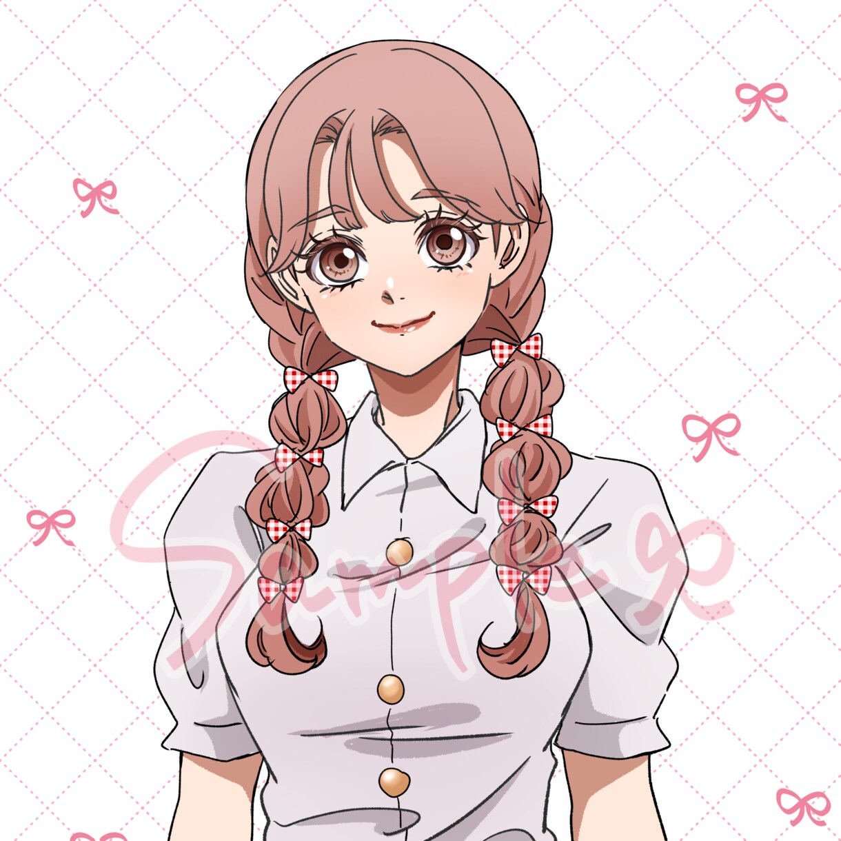 可愛い女の子のイラストお描きします 可愛い女の子イラスト アイコン、夢女子さん向け、創作対応◎ イメージ5