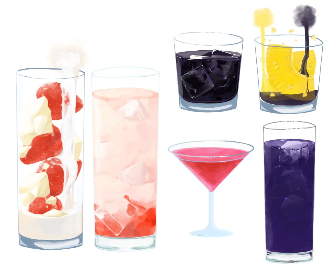 料理や飲み物お料理、カラーor線画で描きます 他にはない温かみのあるイラストでお届けいたします！ イメージ3