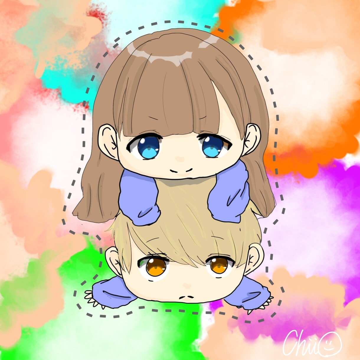 量産型☆ちびキャラ書きます オリジナルのちびキャラを低価格で作成させて頂きます！ イメージ4