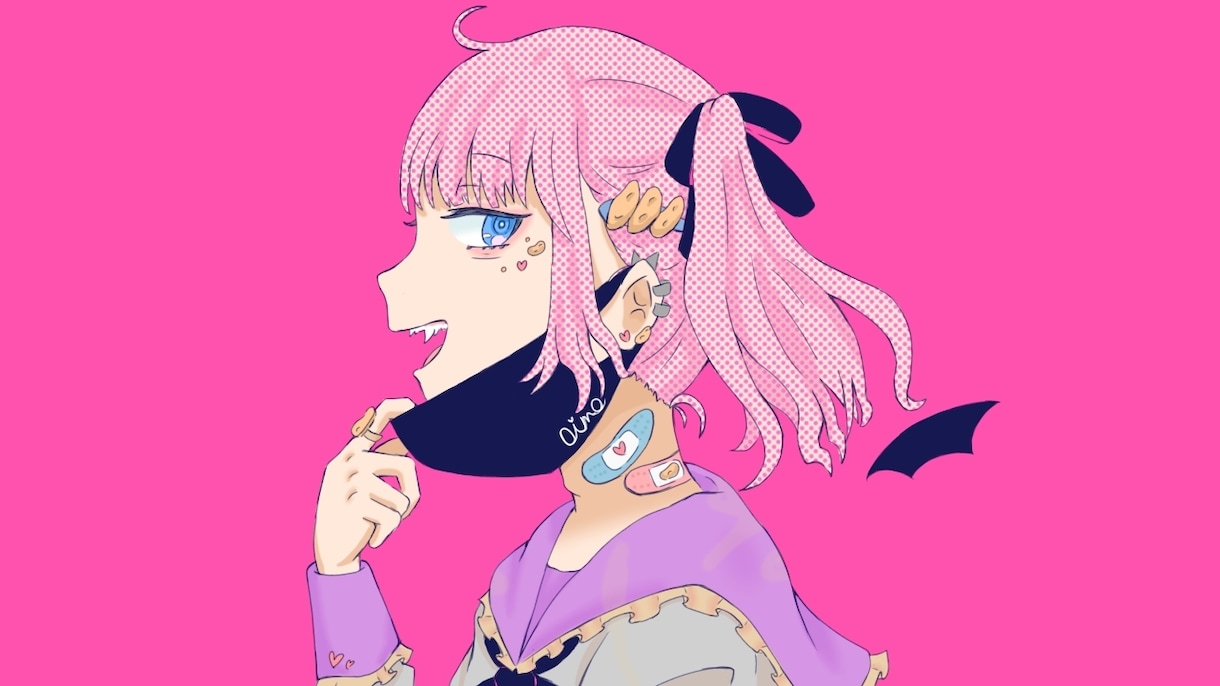 歌ってみた用の絵描ます 歌ってみた以外の動画やアイコン、商用目的の使用もオッケーです イメージ1