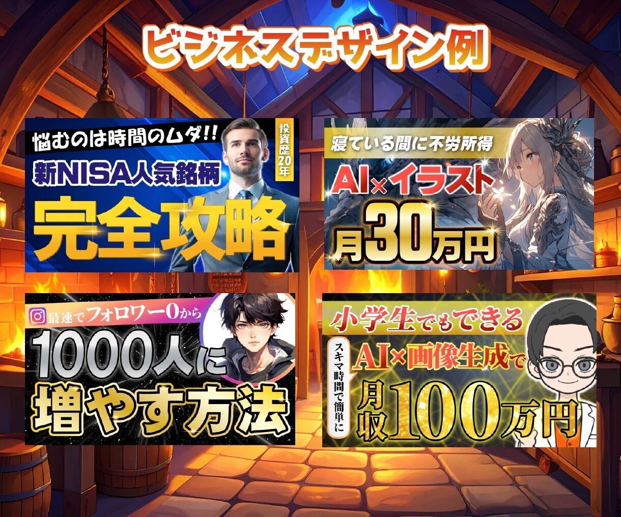 格安料金！高品質YouTubeサムネイル作ります １枚3,000円で短納期&修正無制限！ イメージ4