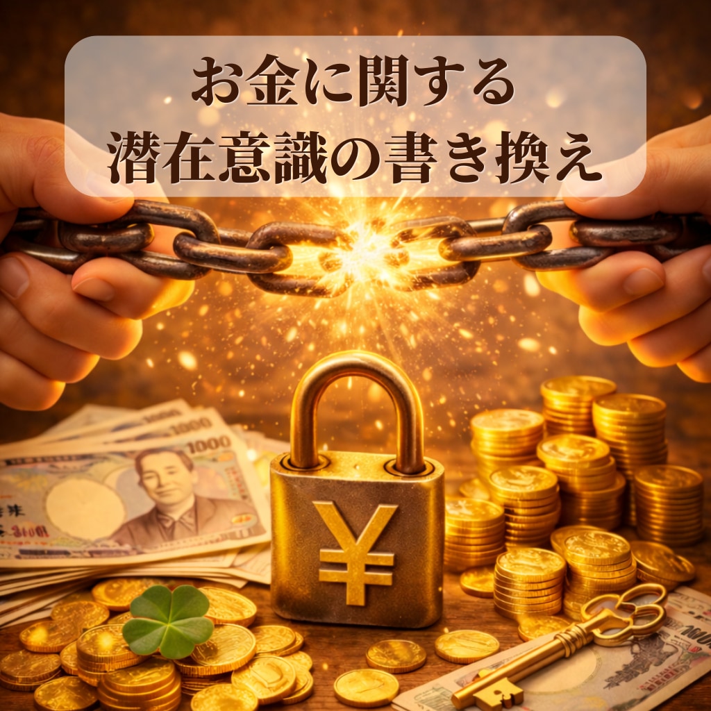 お金を引き寄せる体質へ→お金のブロックを解除します 無意識にあるお金の思い込みを手放しお金の流れを整えます イメージ4