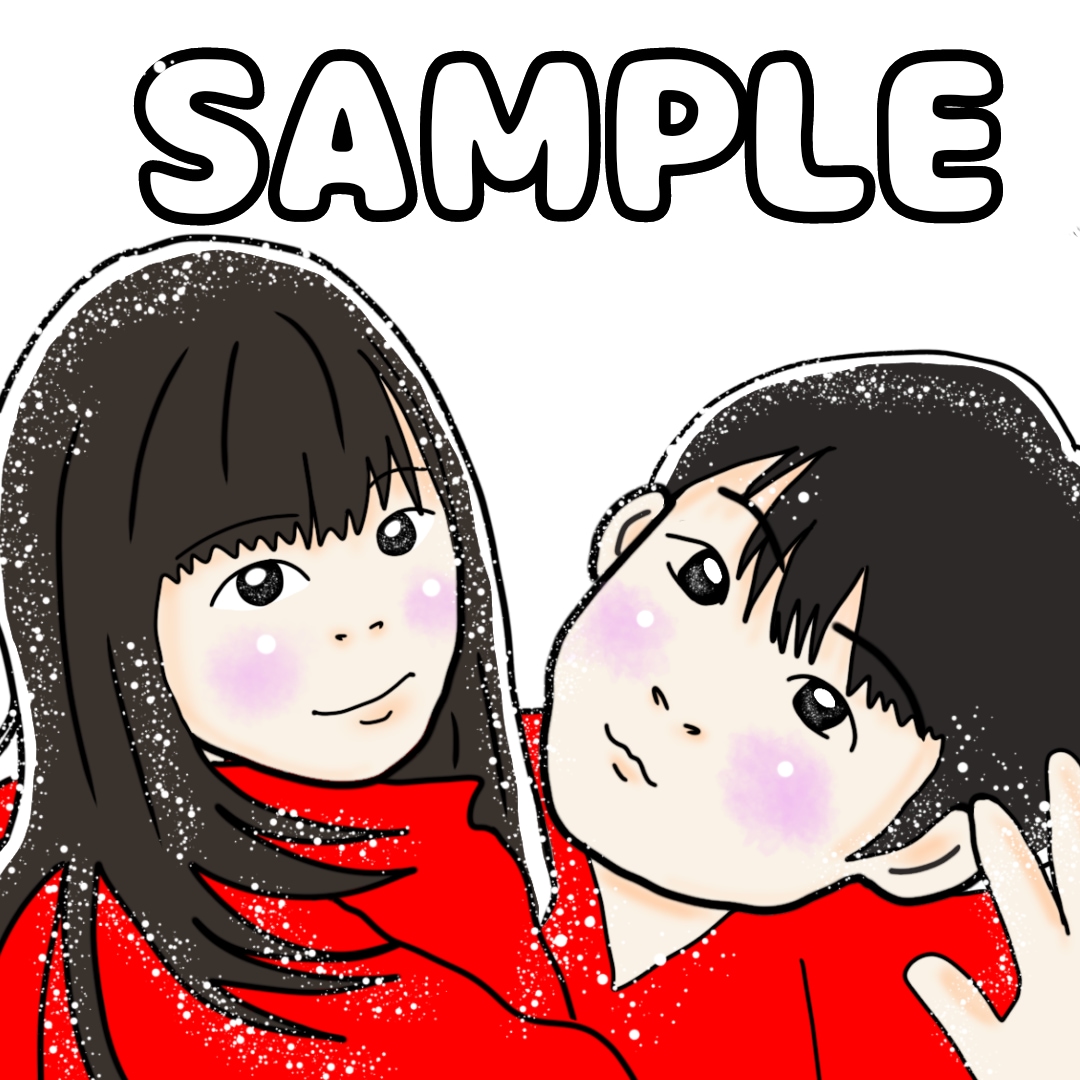 お子様の似顔絵を作成します キラキラでPOPな似顔絵、真心込めて作ります☆ イメージ5