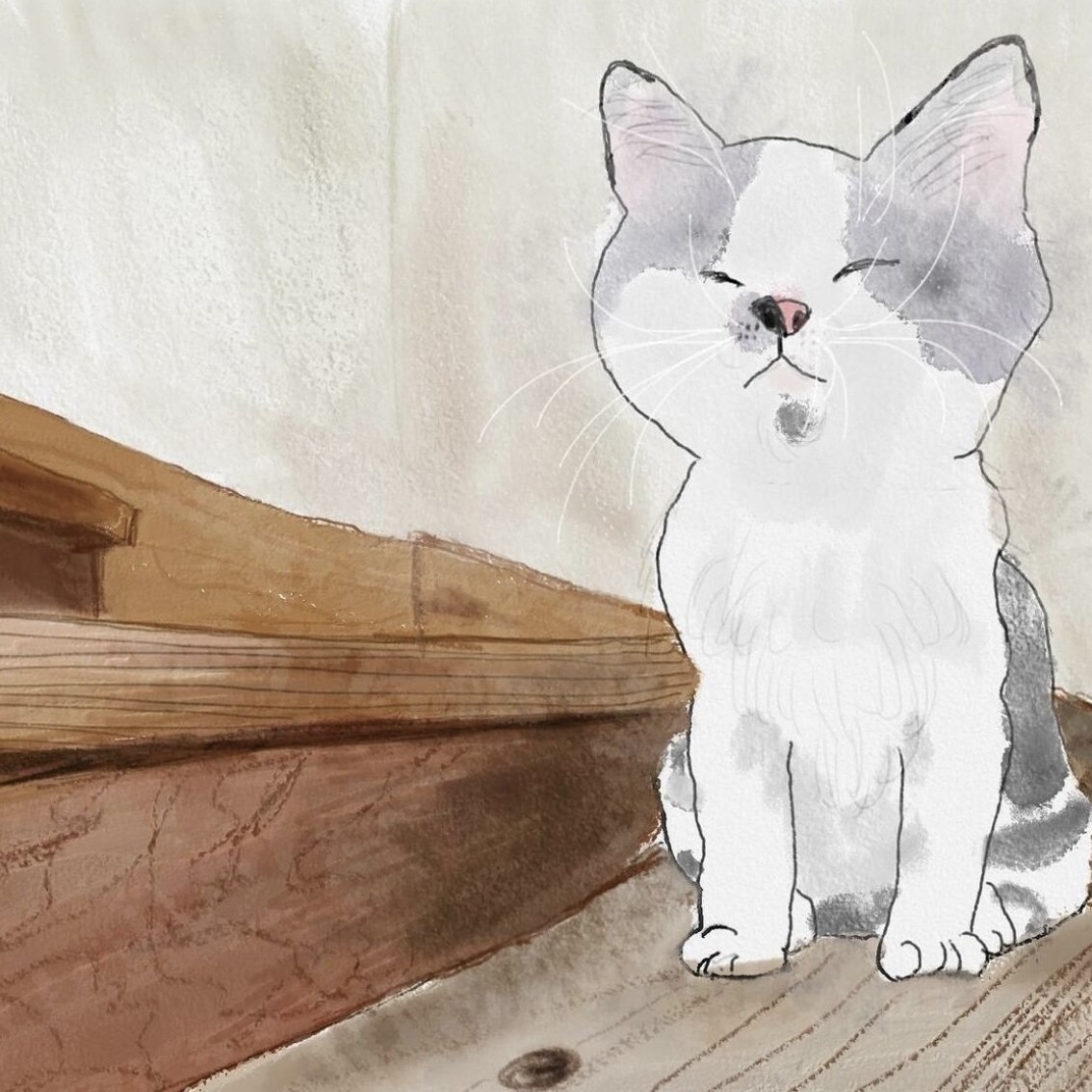 ゆるっと可愛く！ペットのイラスト描きます リアルだけど、可愛いタッチの世界に一つのイラストを心込めて イメージ2