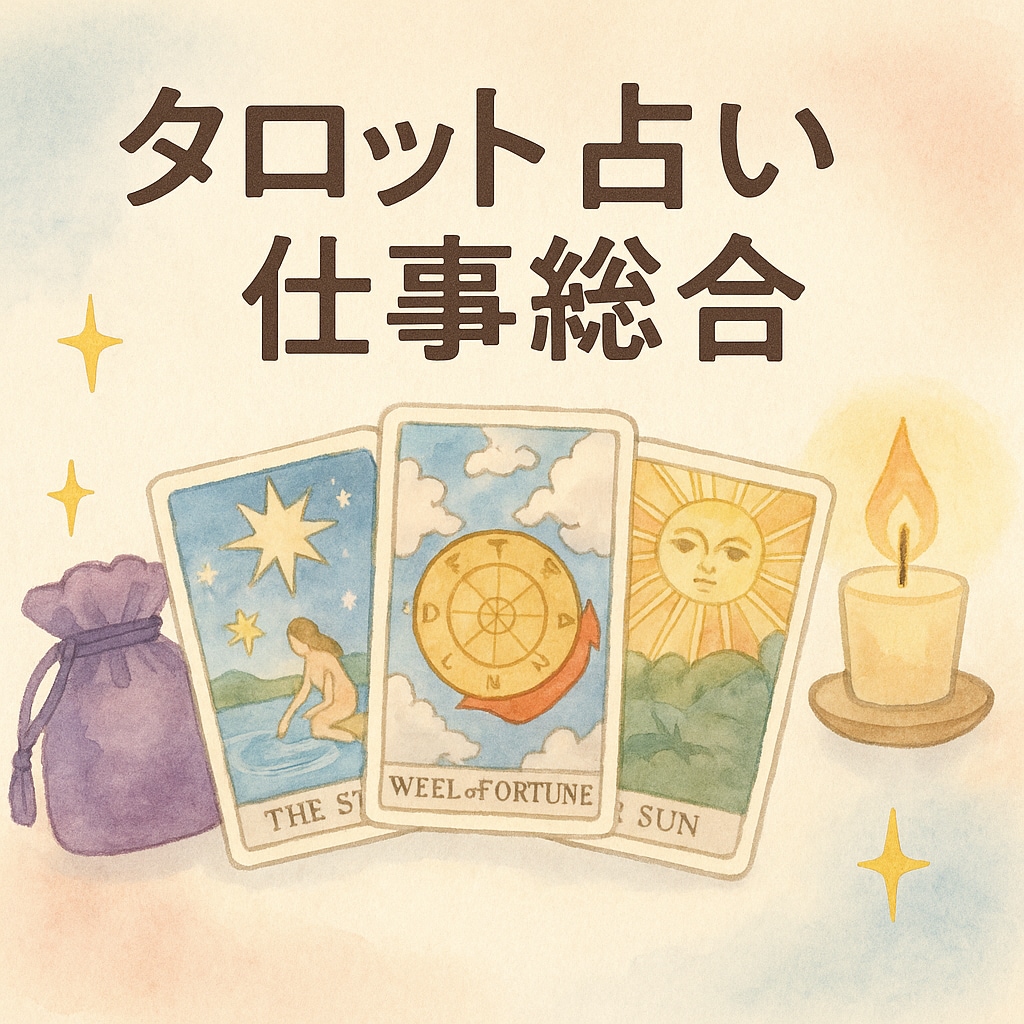 タロットで仕事総合占います あなたの人生の道標をお伝えします イメージ1