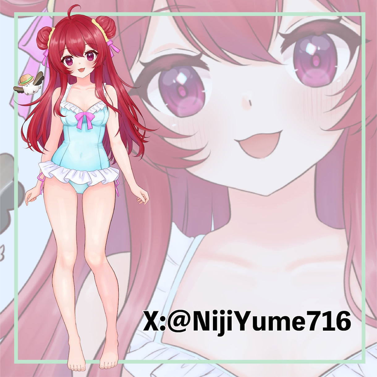 商用OK！可愛いアニメ系の立ち絵などを制作します キャラクターのコンセプトにそったデザインを心がけます！ イメージ4