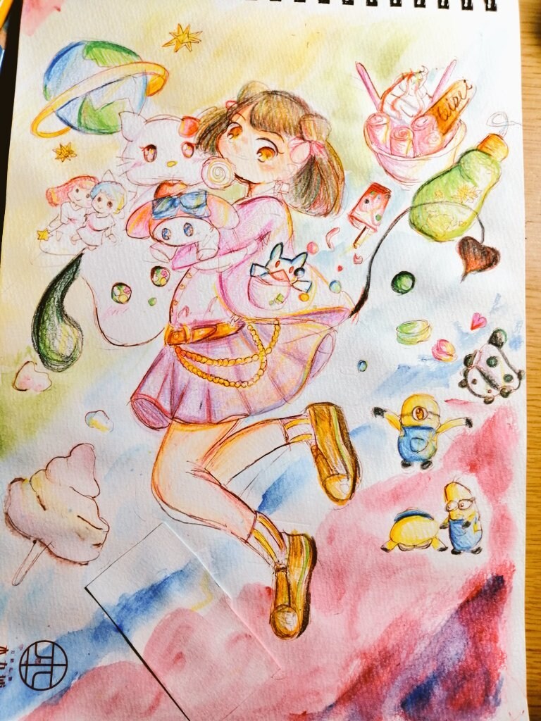 あなたの推しキャラオリキャラなんでも描きます 色鉛筆や水彩であなたのためだけに❣ イメージ1