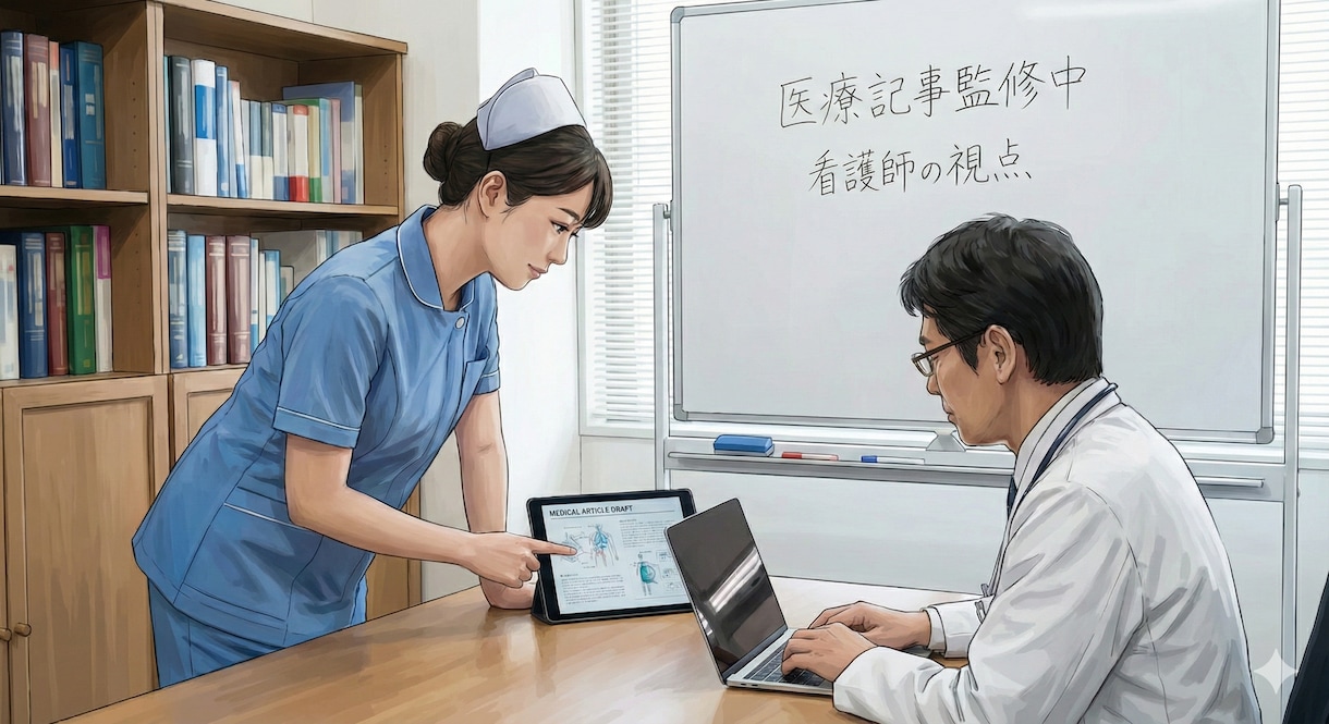 商品について看護師が監修します 現役看護師が監修3次救急〜緩和ケアまで「リアル」を注入します イメージ1