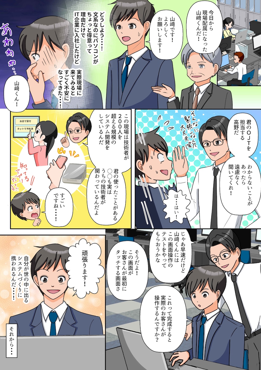 商品説明をわかりやすく伝える広告漫画を制作します 女性向けの読みやすい絵柄でチラシ・SNSに最適！ イメージ7