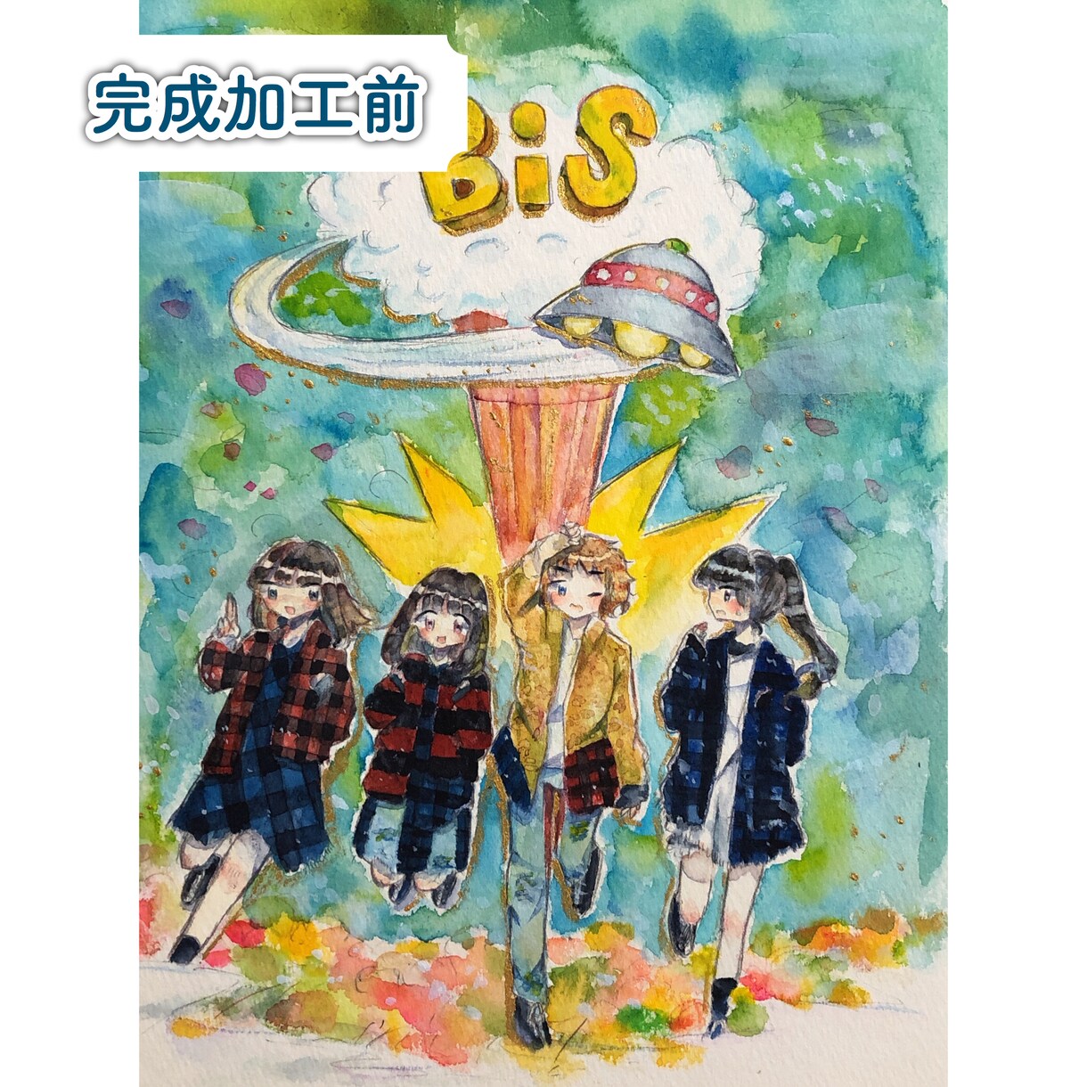 SNSアイコンイラスト アナログでお描きします 透明水彩で鮮やかで温かみを感じられるあなただけのアイコンを！ イメージ5