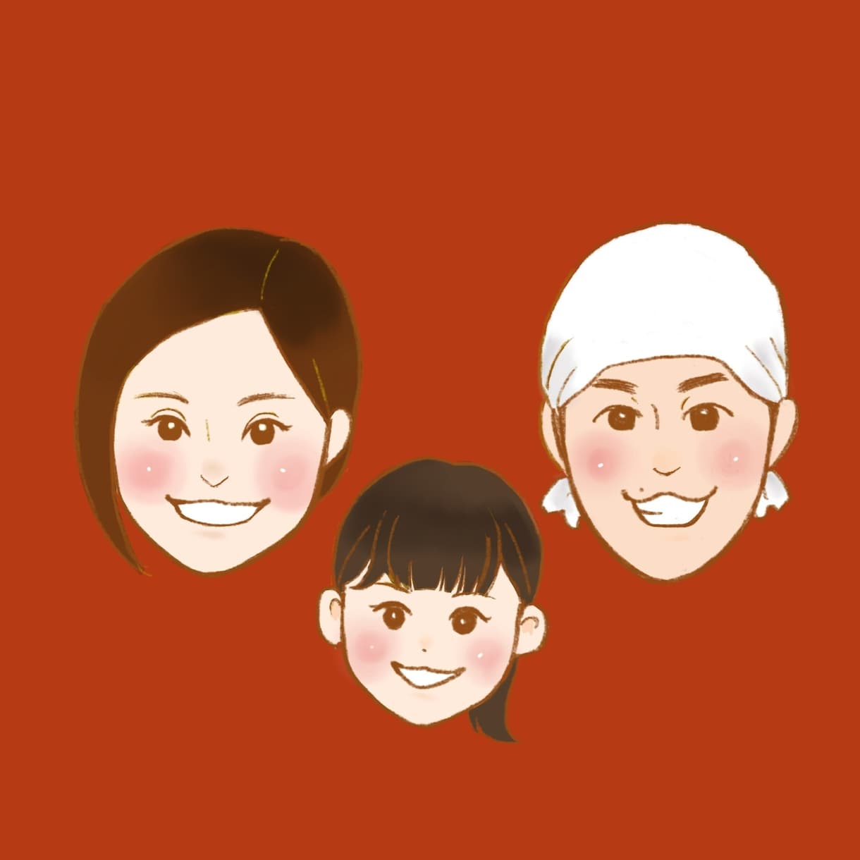 1000円でほんわか可愛い親子の似顔絵お描きします 〜LINEやTwitterのアイコンに〜 イメージ3